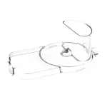 Waring 034610 Continuous Feed Cover, WFP16