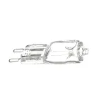 Waring 035605 Light Bulb, 230 Volt, 25 Watt