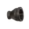 Cleveland 03616 Coupling, 1 1/2" x 3/4" Female, Black Iron