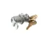 Norlake 036580 Cylinder Lock with Keys, Cabinet, 1054-08-C1-SW