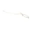 Manitowoc Ice 040002715 Drain Tube, White, Vinyl, Molded
