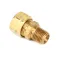 Cleveland 05253 Street Elbow, 90 Degree, 1/2", Brass