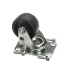 Cres Cor 0569310K Caster, 2-1/2", Swivel, No Brake, Plate