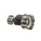 T&S Brass 059A Adaptor with Gasket, Female Garden Hose x 3/4-14 UN Male, Chrome Plated Brass