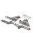 Glastender 06001363 HINGE SET AND BRACKETS, RIGHT