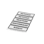 Server 07131 Decal Set, Ketchup/Mustard/Mayonaise