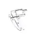 Norlake 071603 Hinge, Flush Mount Long Strap with Spring