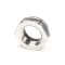Red Goat 08-6-276 Jam Nut with Nylon Insert, Hex, 5/8-18, Stainless Steel