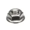 Market Forge 08-7840 Hex Nut with Flange, 1/4-20, Stainless Steel