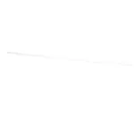 American Dish Service 083-6109 Door Strip, Clear, 3-D