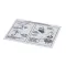 American Dish Service 089-9205 DECAL, CLEANING INSTRUCTION (
