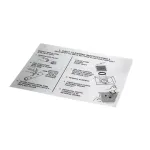 American Dish Service 089-9206 DECAL, CLEANING INSTRUCTION,