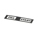 American Dish Service 089-9207 DECAL, FILL-START