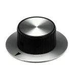 Market Forge 09-5242 Knob, Skirted, 2" Diameter, D-Stem, with Indicator Arrow