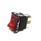 Market Forge 09-7231 Rocker Switch, On/Off, DPDT, Red, 10 Amp, 250 Volt