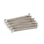 Electrolux Professional 0D0597 Hex Screw, M5 x 45MM, Set of 10, 603601, HSPPUS