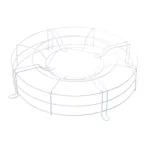 Electrolux Professional 0USI24 EVAPORATOR FAN COVER GRILL