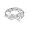 Kelvinator 0USI81 CONDENSER FAN COVER GRILL