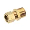 Market Forge 10-1048 Adaptor/Fitting, Straight, 1/2" OD Tube x 1/2" MNPT, Steam Trap