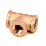 Market Forge 10-3352 Tee, 1/2" Inside NPT x 3, Brass