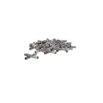 Lancer 1000565-BP25 SS CROSS 3/8 BARB,25 PCS