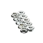 Rational 10.00.709 Nut, Hex, M6, w/ Locking, 10 Pack