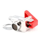 Newco 100110 Faucet with Red Handle