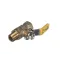 Champion - Moyer Diebel 100123 Petcock, On/Off Valve, Gauge, 1/4", Brass