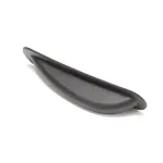Ojeda 100402011 Door Handle, Black, Curved Glass