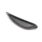 Ojeda 100402011 Door Handle, Black, Curved Glass