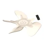 Ojeda 100436019 Fan Blade, Condenser, Plastic, 8", 5 Blade, 30 Degree