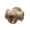 Champion - Moyer Diebel 100599 Cross, 3/4" NPT, Brass