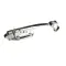Kason 10077CL0004C Latch/Strike Assembly with Cylinder Lock, Light Spring, Polished Chrome