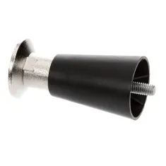 TurboChef 100785 Leg, Black Plastic with Metal Foot,