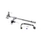 Fisher 1009 Glass Filler/Faucet Assembly, 8" Riser, 6" Swing Spout