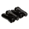 Ice O Matic 1011411-29 Leg Kit with Foot, Black PlasticPack of 4