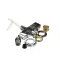 Fisher 1013 Filler Head, Glass, 1/2" M x 1/4" F, Stainless Steel, Wall Mounted