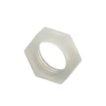 Fetco 1023.00003.00 Lock Nut, Hex, Plastic, Modified Thread, 1/4-18 NPT