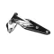 Kason 1070-000040 Door Hinge, 1-1/8" Offset, Chrome