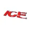 Leer 1070074 Decal, Ice, Snow Capped Red Letters