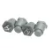 Fetco 1073.00019.00 Leg, 3/8-16 x 1", Gray, Set of 4