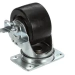 Cleveland 111793 Caster with Brake, Swivel Plate, 3" Wheel