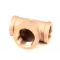 Cleveland 111877 Brass Tee, 1' x 1' x 1-1/4'