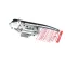 Crown Tonka 1130 Door Latch with Keys, Light Spring, Polished Chrome, 58, Walk-In