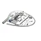 Fisher 11452 PRERINSE SPG 8TBSLH 14SS