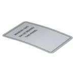 Garland 115268 Overlay Gas Valve Cover, Top, MCO/U, Silver/Gray, Convection Oven