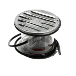 Kason 11832000004 Heated Vent, Wall Mount, 4", 120 Volt, 23 Watt