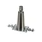 Cres Cor 1206075K Leg Kit, Flanged, Metal, Single