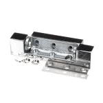 Kason 1216000012 Door Hinge, Dual Adjustable, 1 1/8" Offset, Polished Chrome, Single