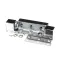 Kason 1216000012 Door Hinge, Dual Adjustable, 1 1/8" Offset, Polished Chrome, Single